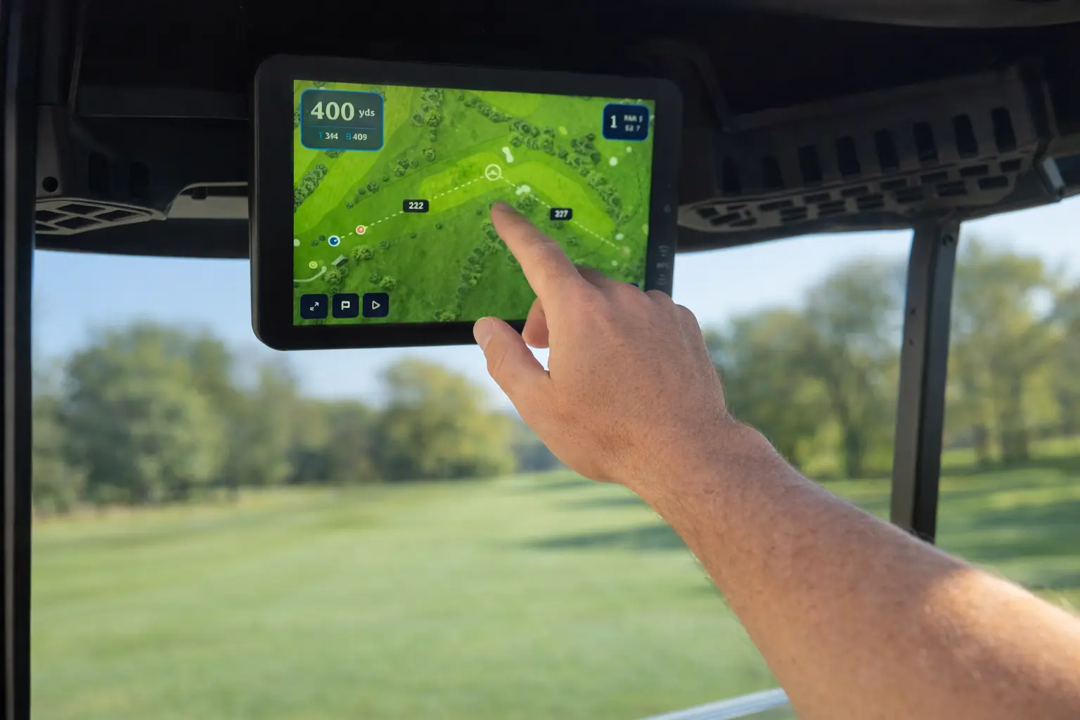 CartCaddie Touchscreen