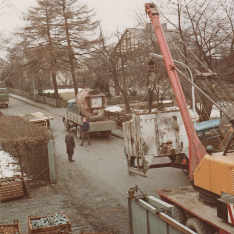 Betriebsgelände in Breckerfeld (1971)