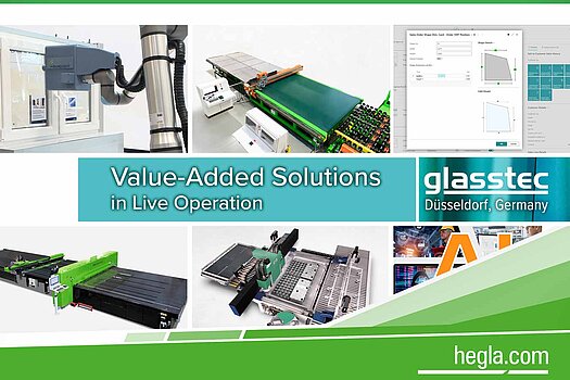 glasstec 2026: Mehrwert-Lösungen im Livebetrieb