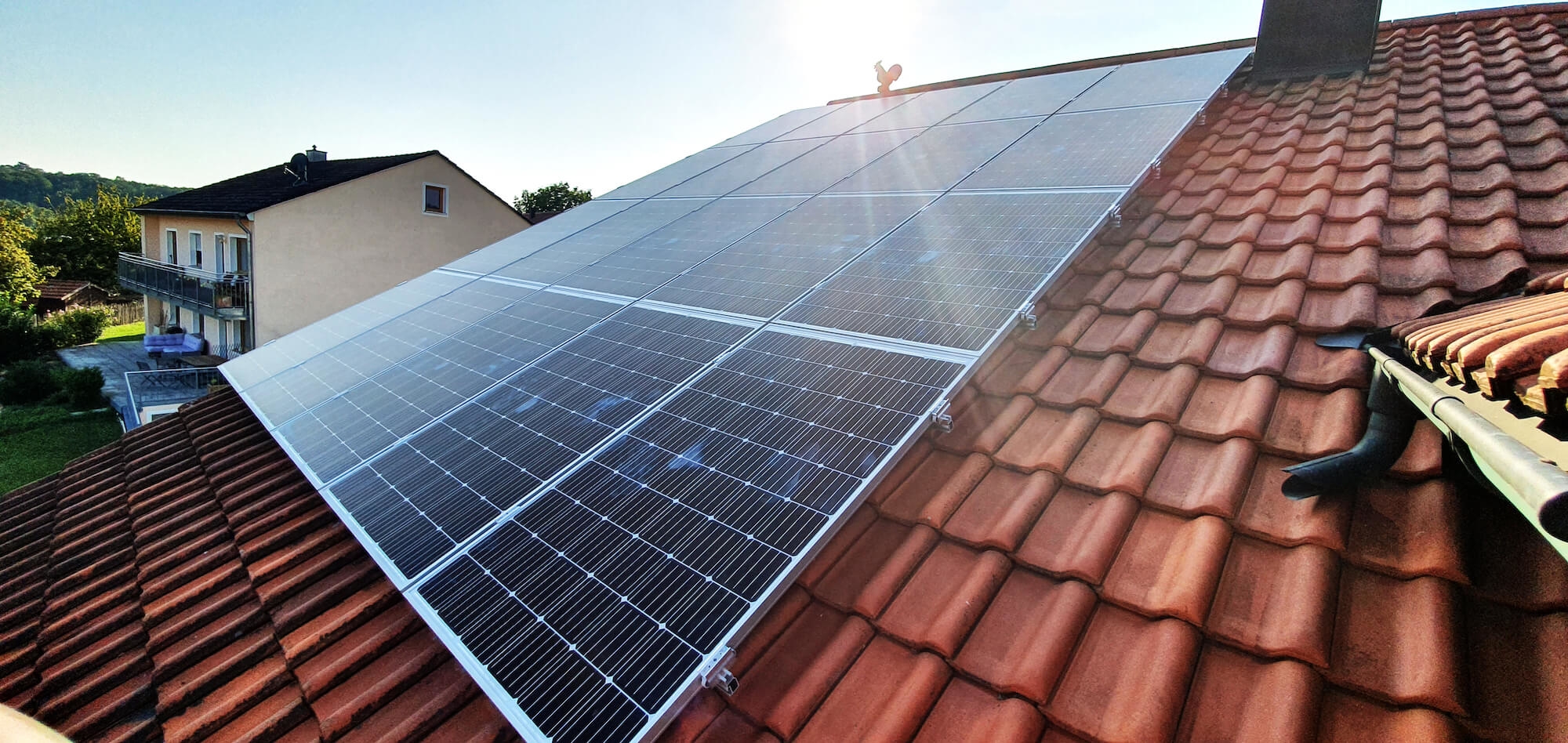 Photovoltaikanlagen auf Wohnhäusern