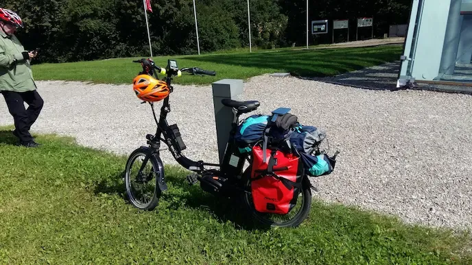 Mobilemaster E-Faltrad mit Ortlieb-Packtaschen