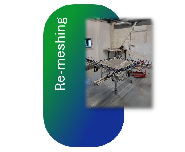 Re-Meshing-Service für Siebrahmen