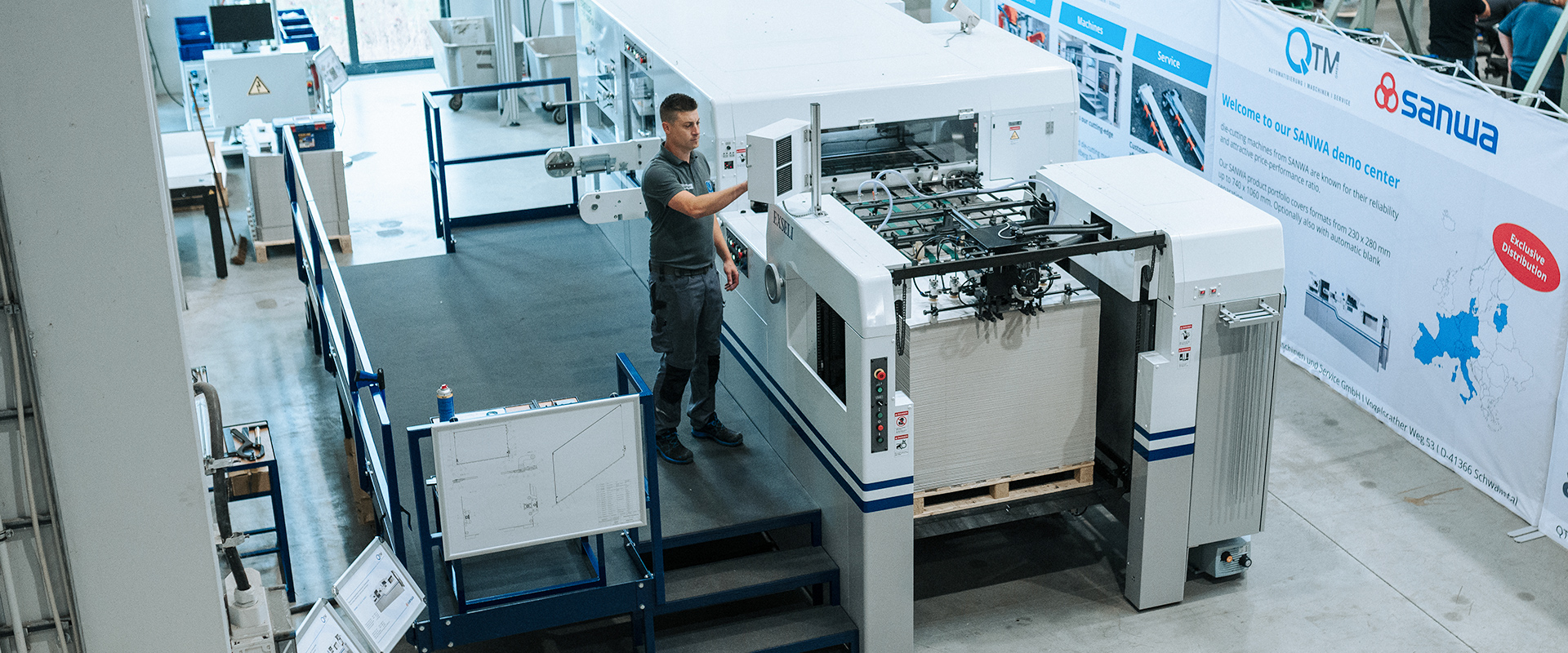 Sanwa EXSELI machine at QTM in Schwalmtal