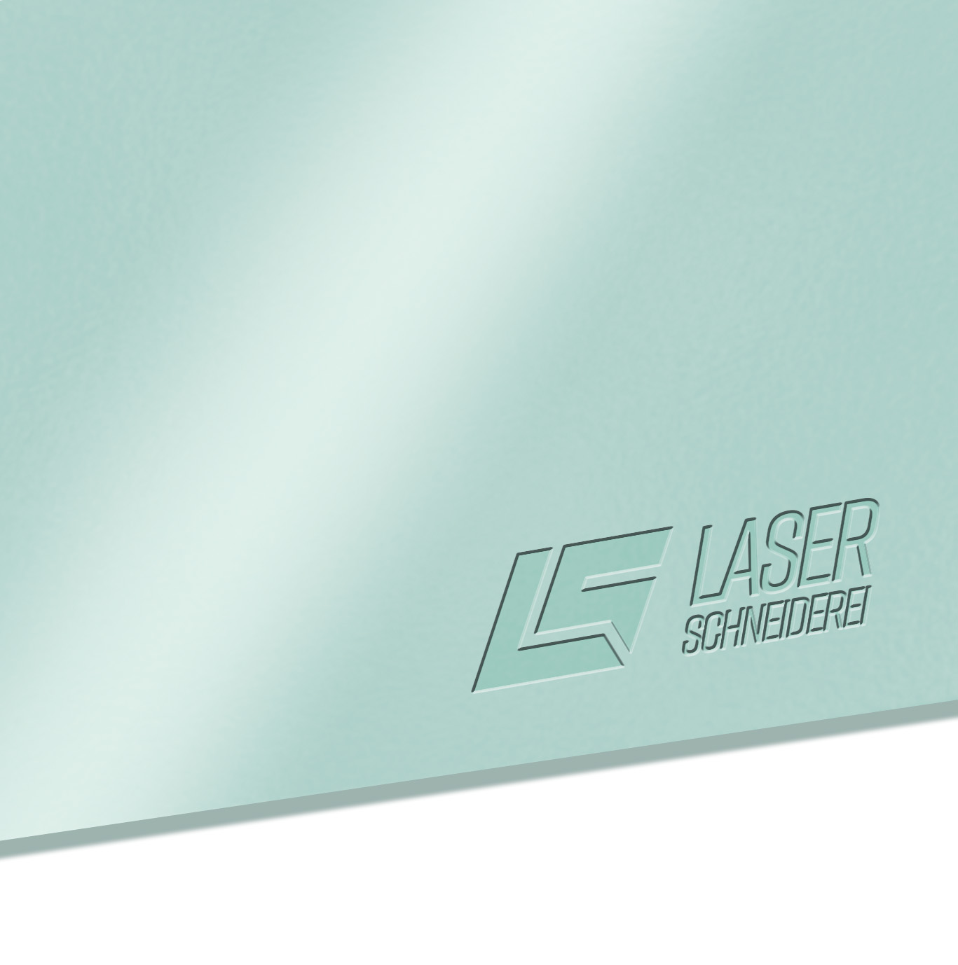 Gelasertes Acryl-Bauteil