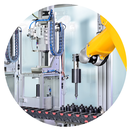 BLS Lackierroboter – Spritzapplikation
