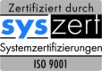 ISO 9001:2015 Zertifikat (syszert GmbH)