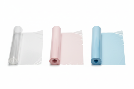 Antistatische Folien in rosa, blau, transparent
