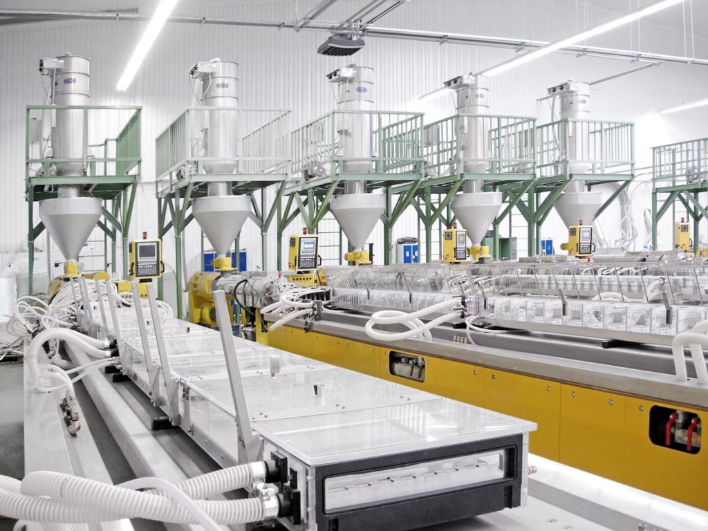 Beschickungsanlage für Extruder