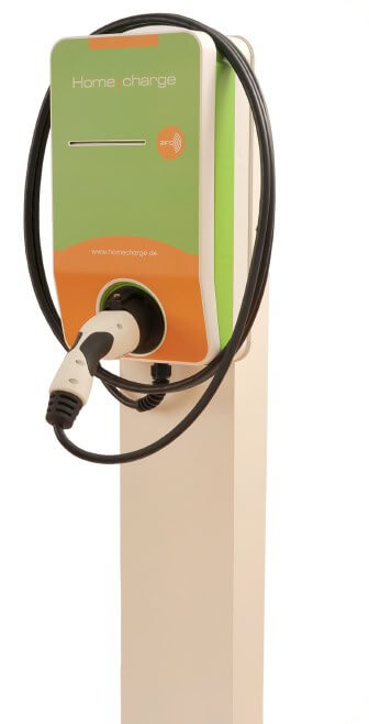 Ladesäule mit Standfuß