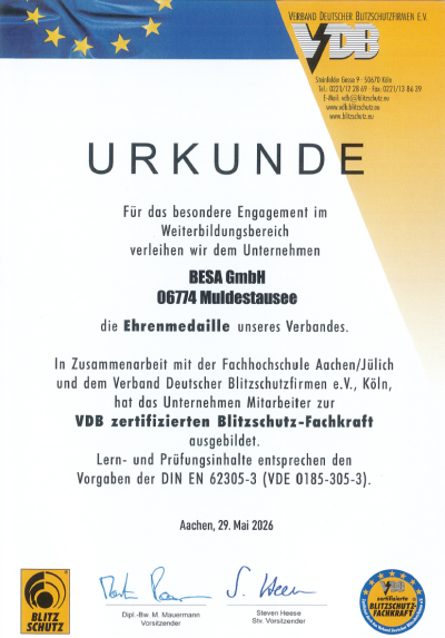 VDB Zertifikat 2026