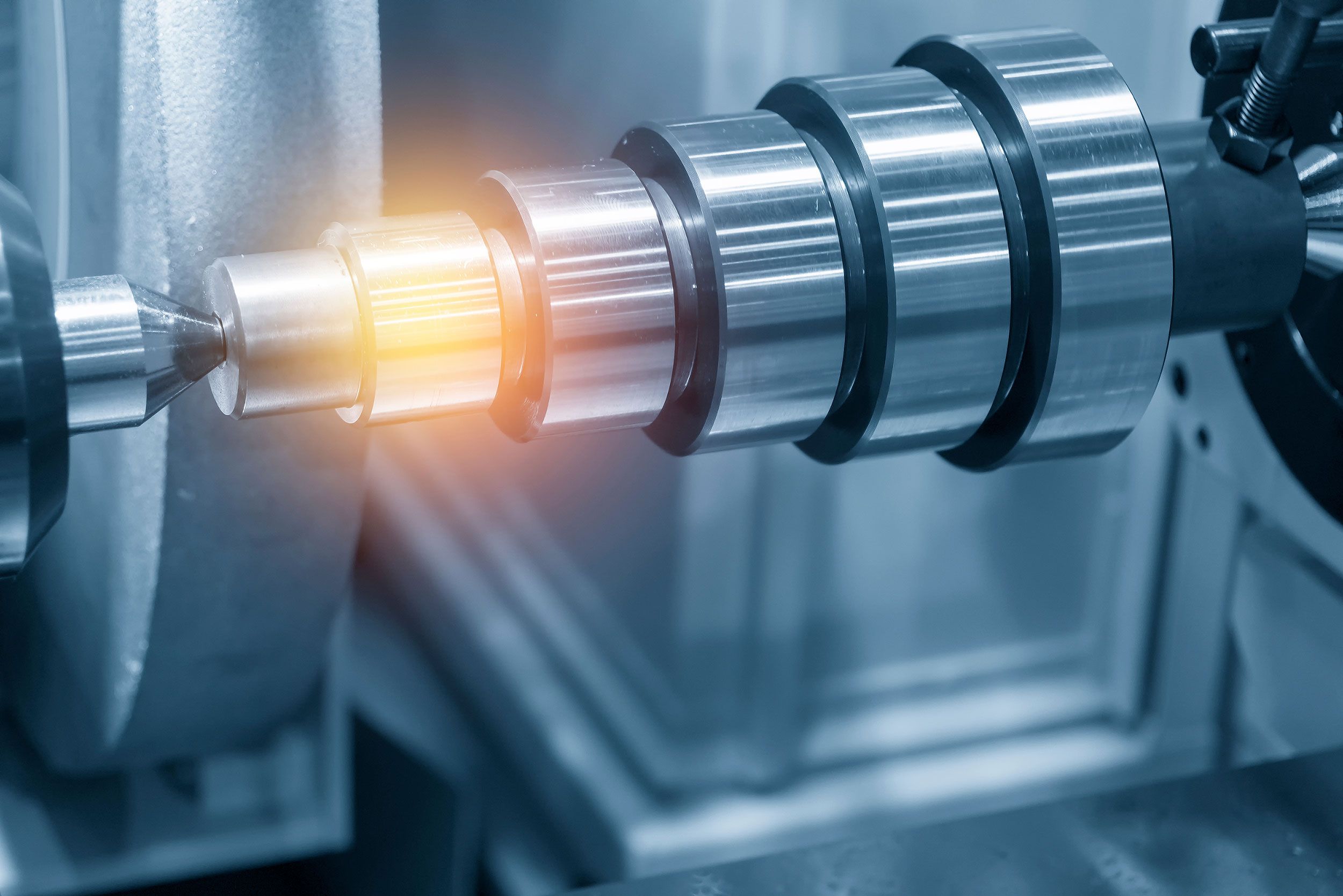 CNC-Drehmaschine im Maschinenpark