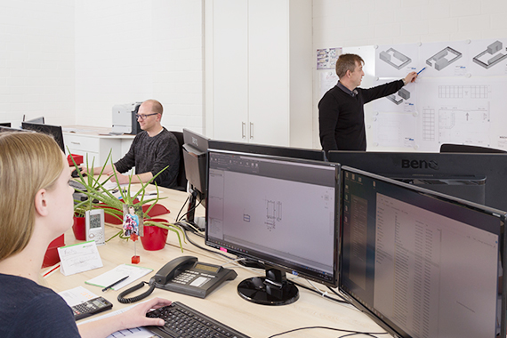 Serviceleistungen: Konstruktionszeichnungen und 3D-Visualisierung