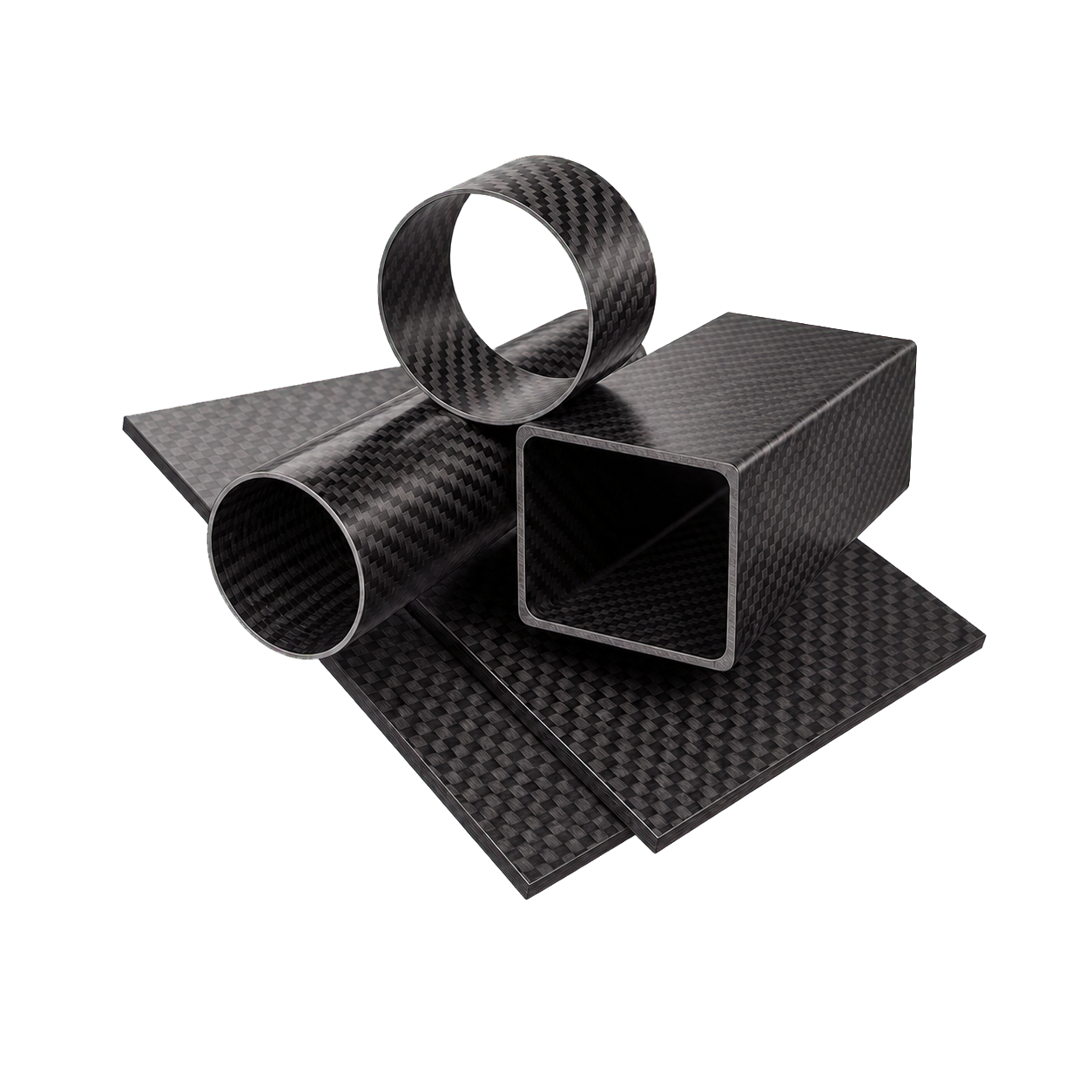 Carbon Profile, Platten und Rohre