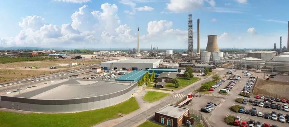 Kühlturmprojekt in Stanlow, Großbritannien