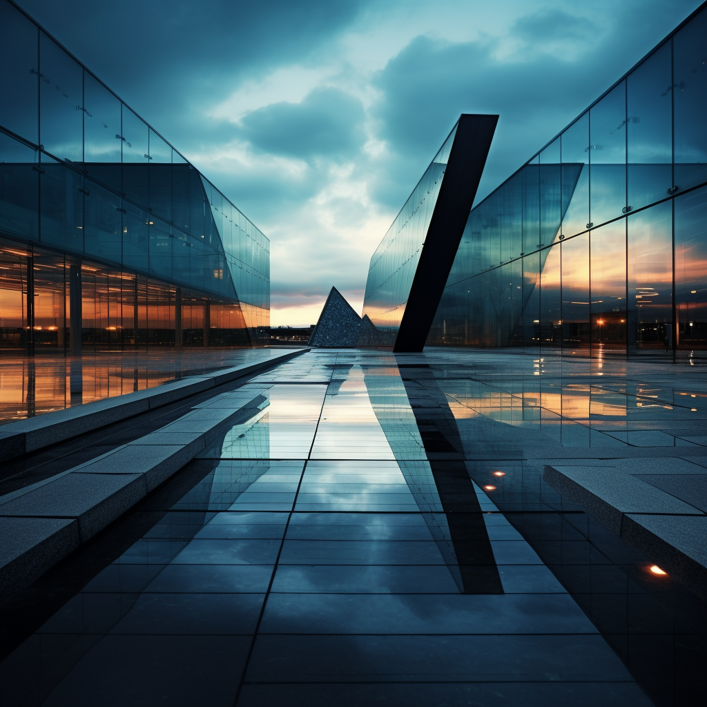 Steel-glass partition