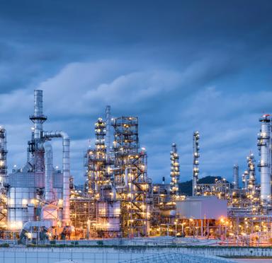 Temporäre Stromversorgung für Petrochemie
