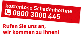 Kostenlose Schadenhotline 0800 3000 445