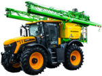 JCB Fastrac mit DAMMANN-Aufbauspritze