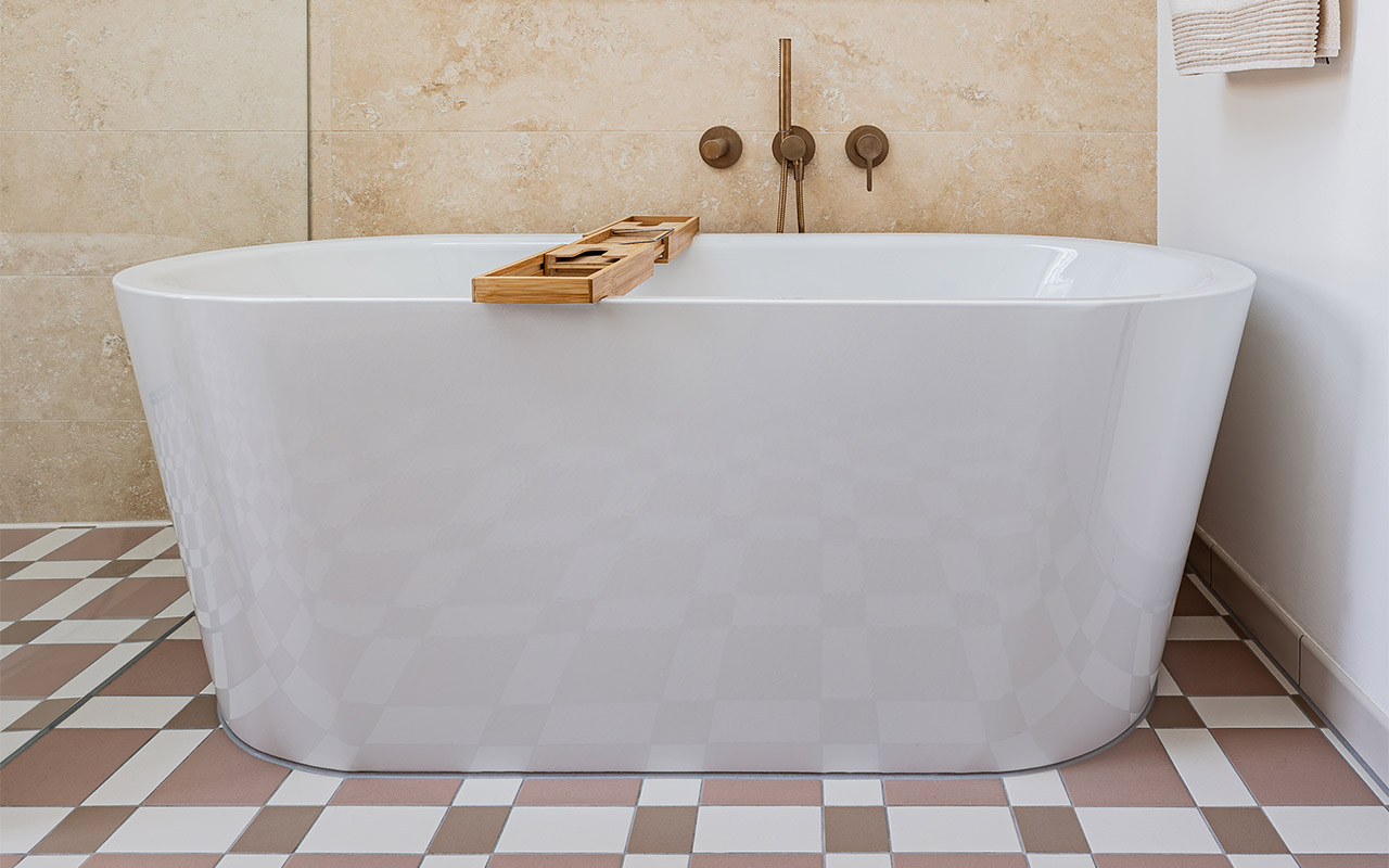Badewanne, Wohnungsbauprojekt