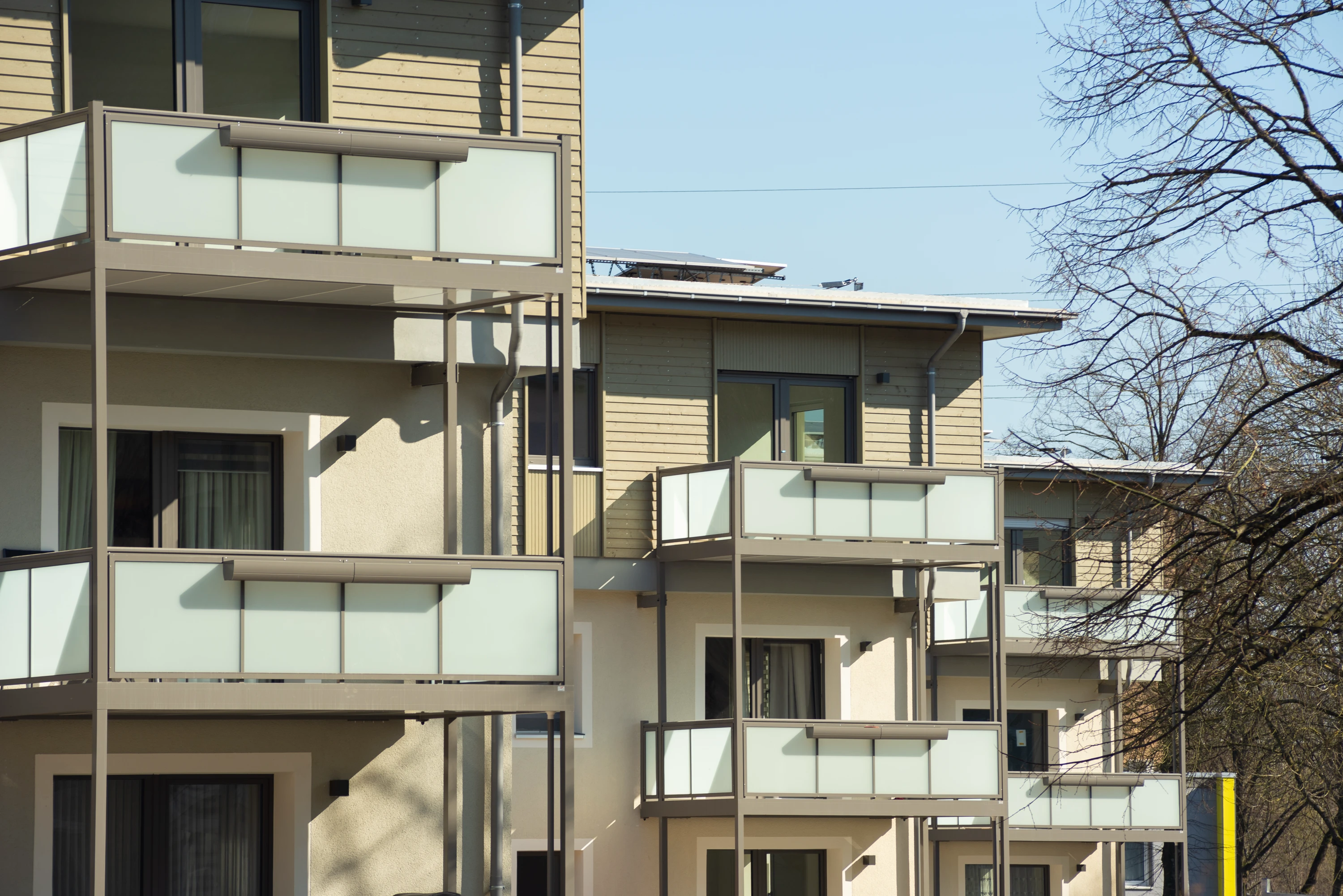 Rooftop extension of 16 apartment buildings, Dortmund
