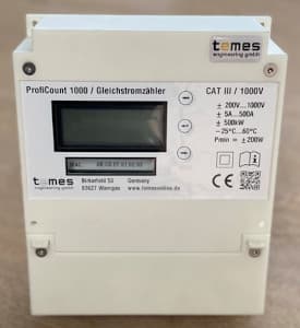 Geeichter DC-Zähler 'Profi Count'