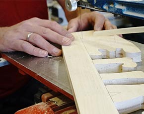 Handgefertigte Kinderzimmerdekoration aus Holz