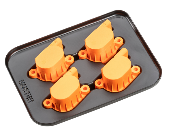 3D-gedruckte Bauteile