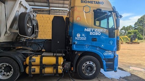 CNG-Fahrzeug der Cetric-Flotte