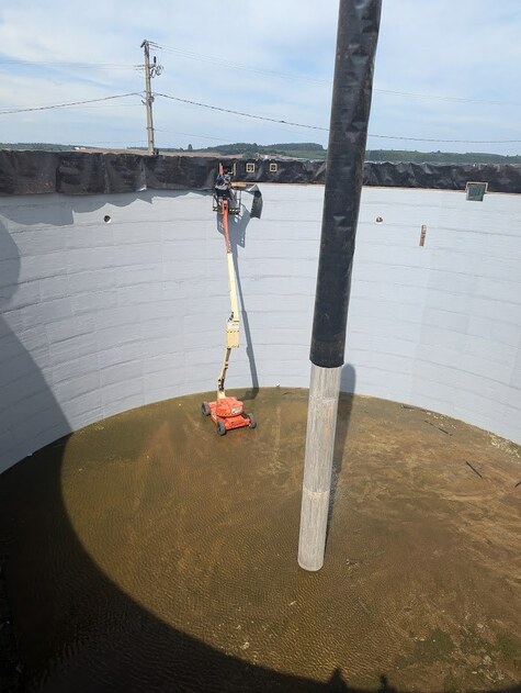 Fermenter der Biogasanlage Chapecó (6.000 m³)