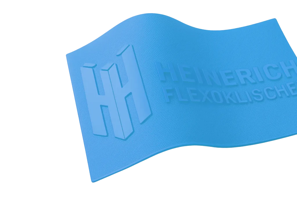 Flexoklischee (montagefertige Druckform)