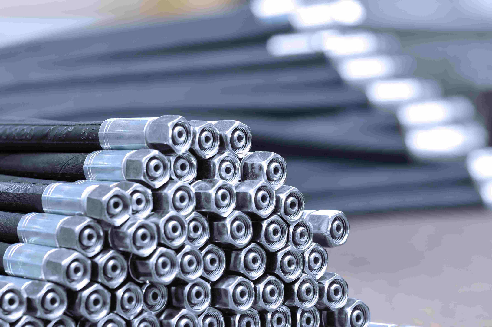 Hydraulic hose lines