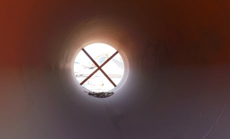 Kühlersektion der Anlage