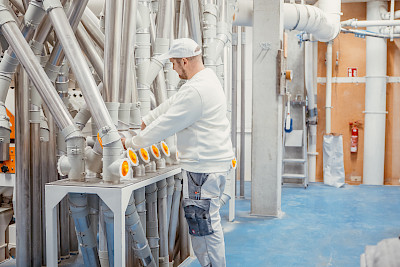 Müller in der Spielberger Mühle