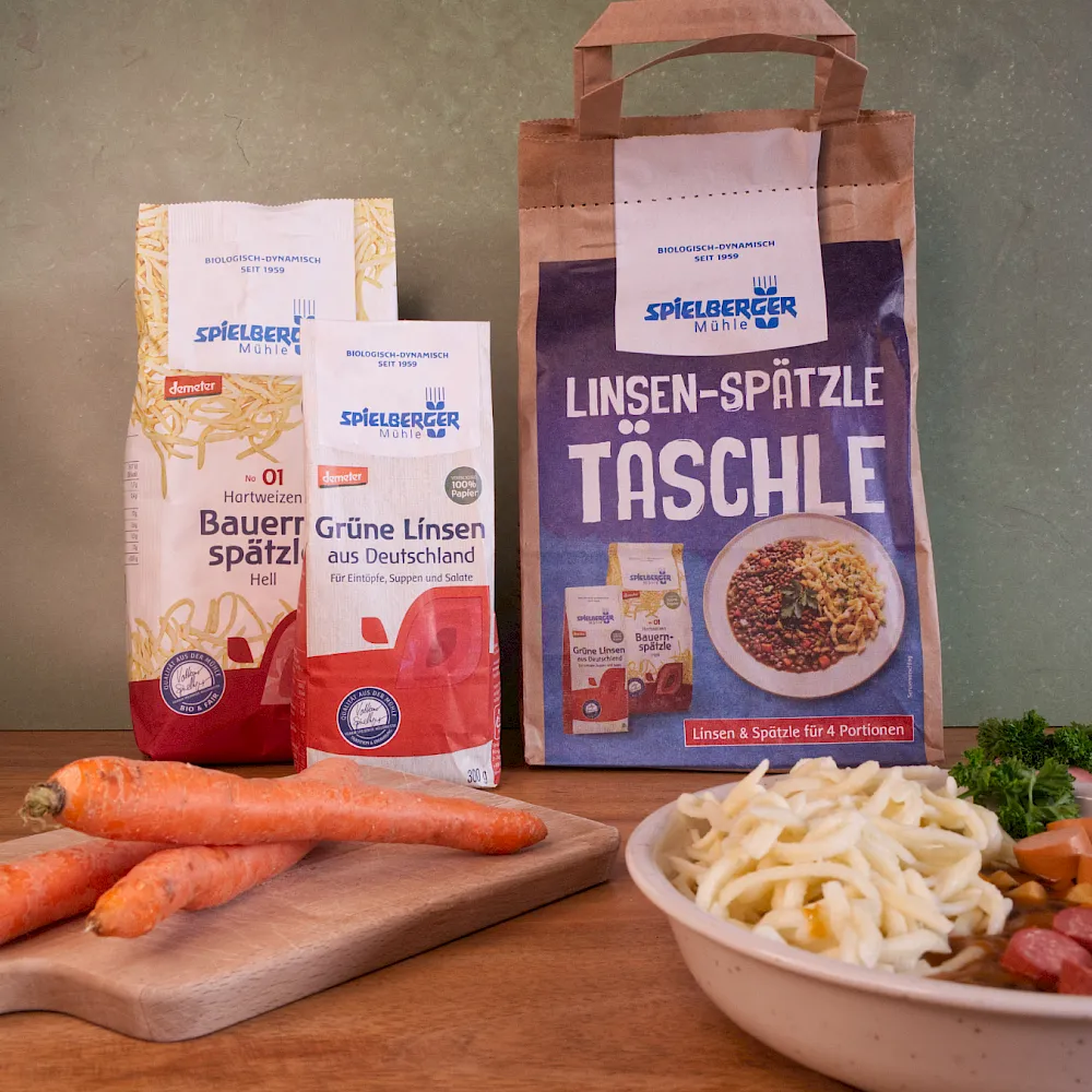 Linsen & Spätzle-Täschle