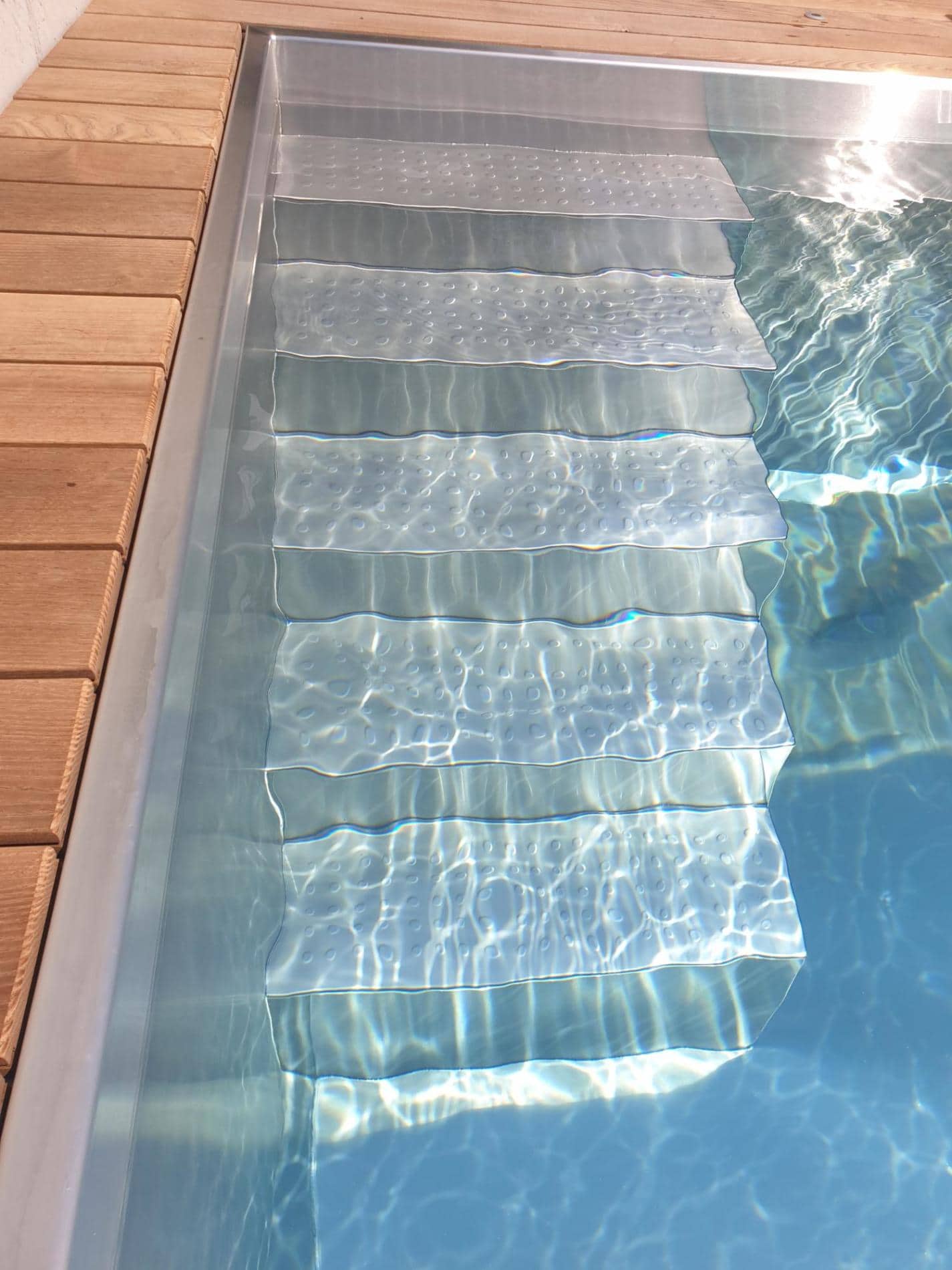 Treppe Edelstahl-Pool