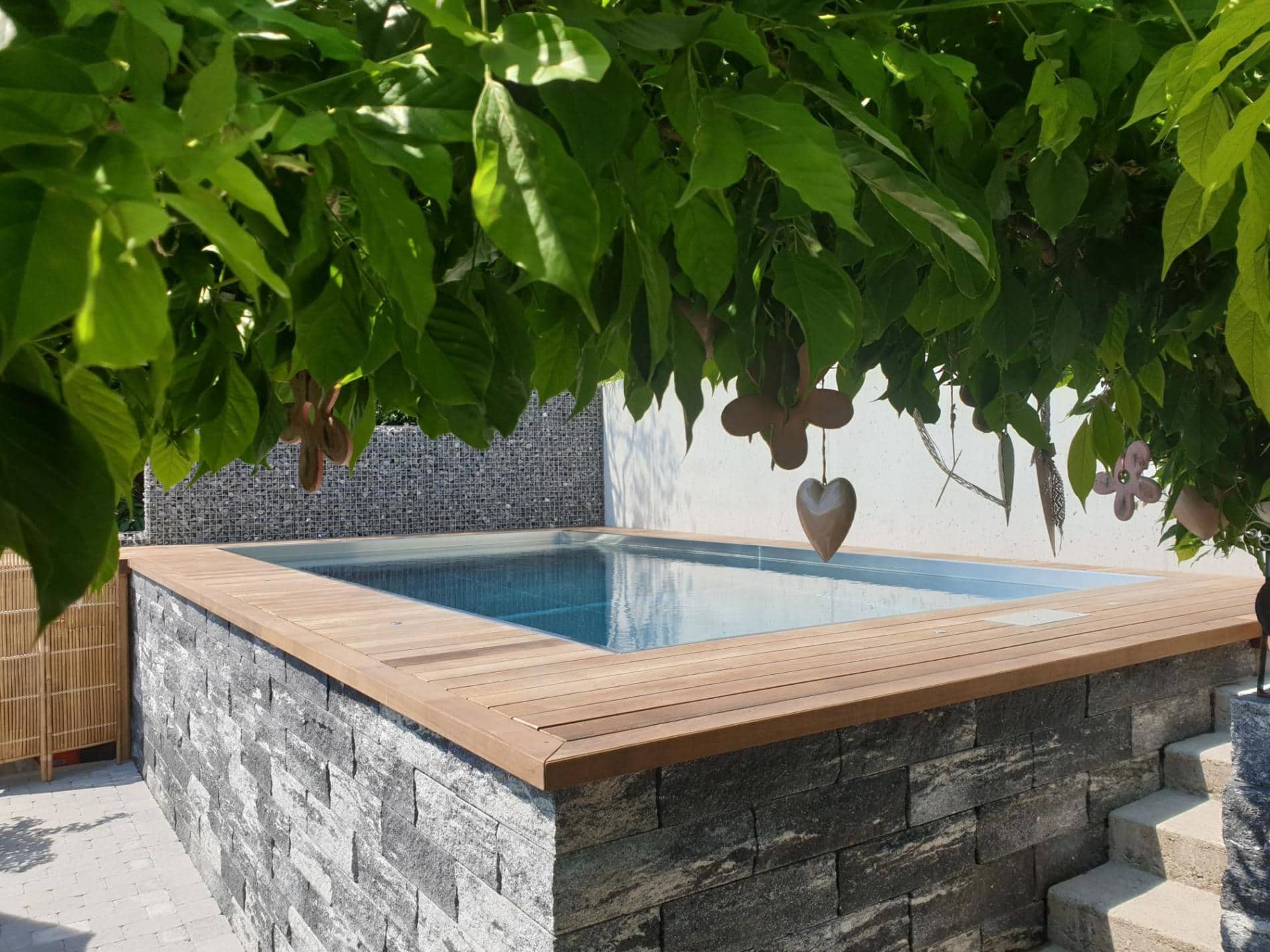 Edelstahl-Pool