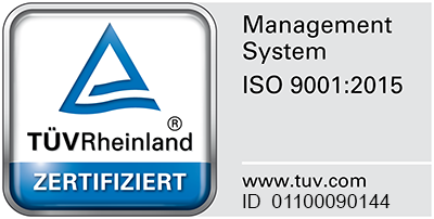 TÜV-Zertifizierung nach ISO 9001