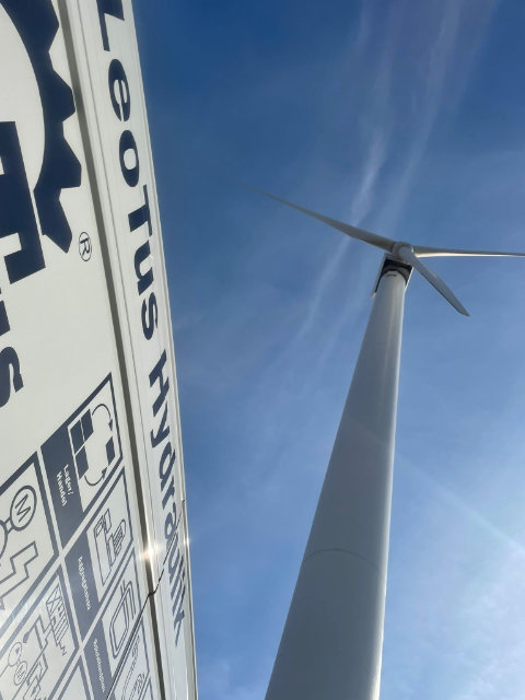 Windkraftrad – Hydraulikservice (Rotorbremse, Rotorarretierung)