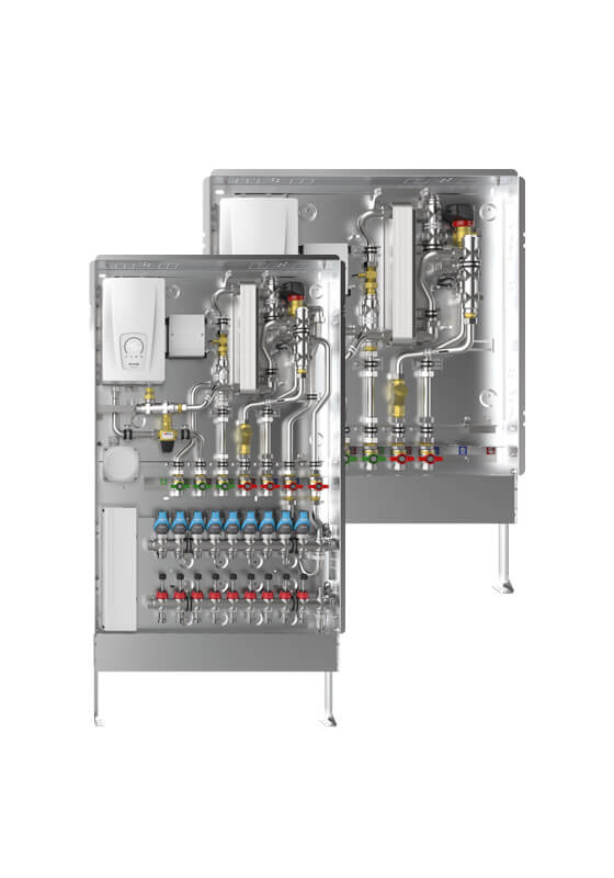 Wohnungsübergabestation WS-Clag-Mod-Hybrid (Bypass)