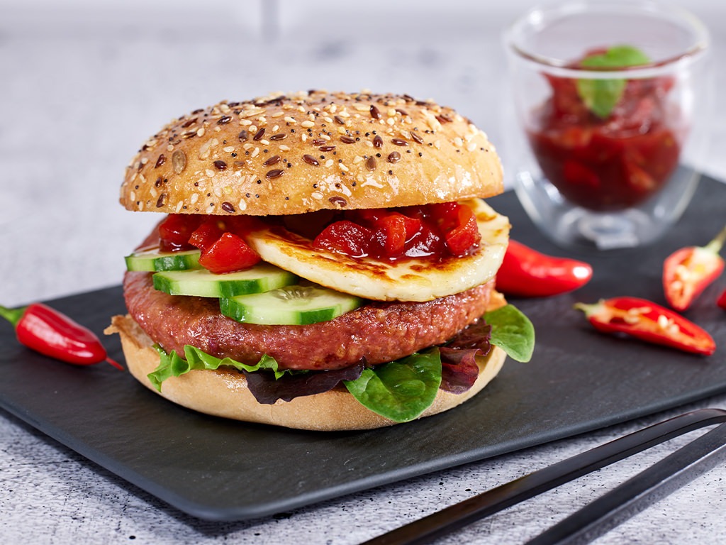 Halloumi-Burger
