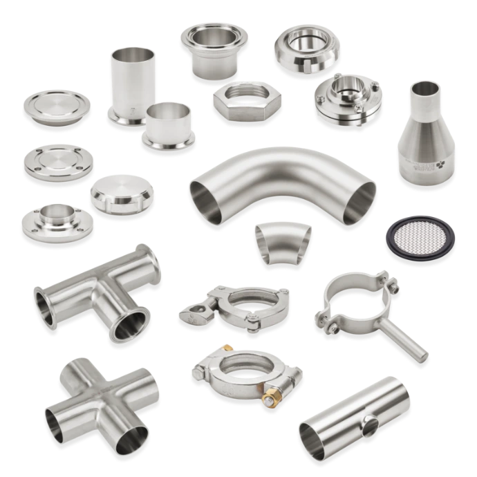 Edelstahl-Fittings, Rohre & Armaturen