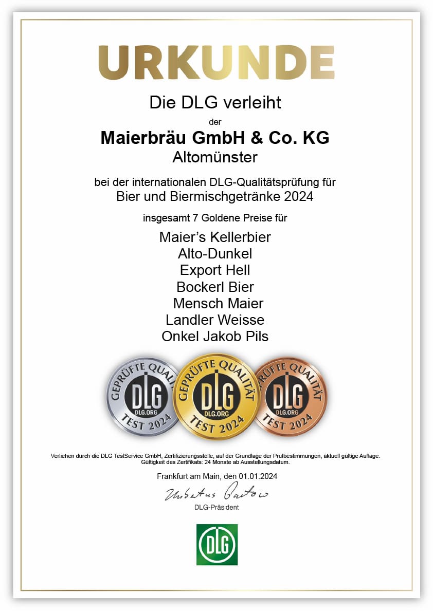 7x goldene DLG-Preise 2024