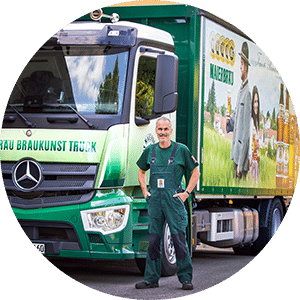 Lieferservice der Brauerei
