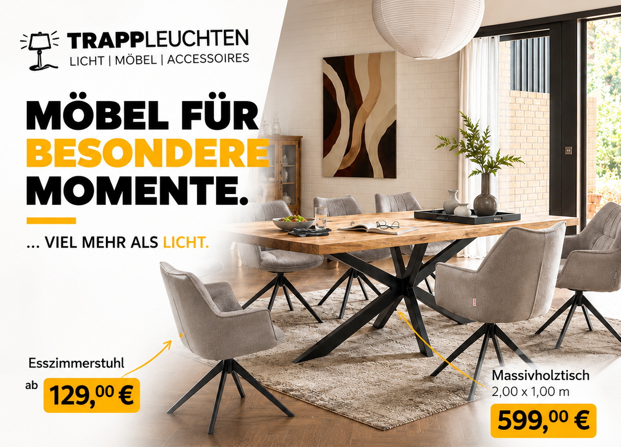 Gartenmöbel inklusive Aufbau