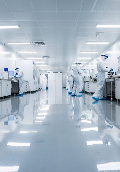 Fugenloser Pharma-Boden