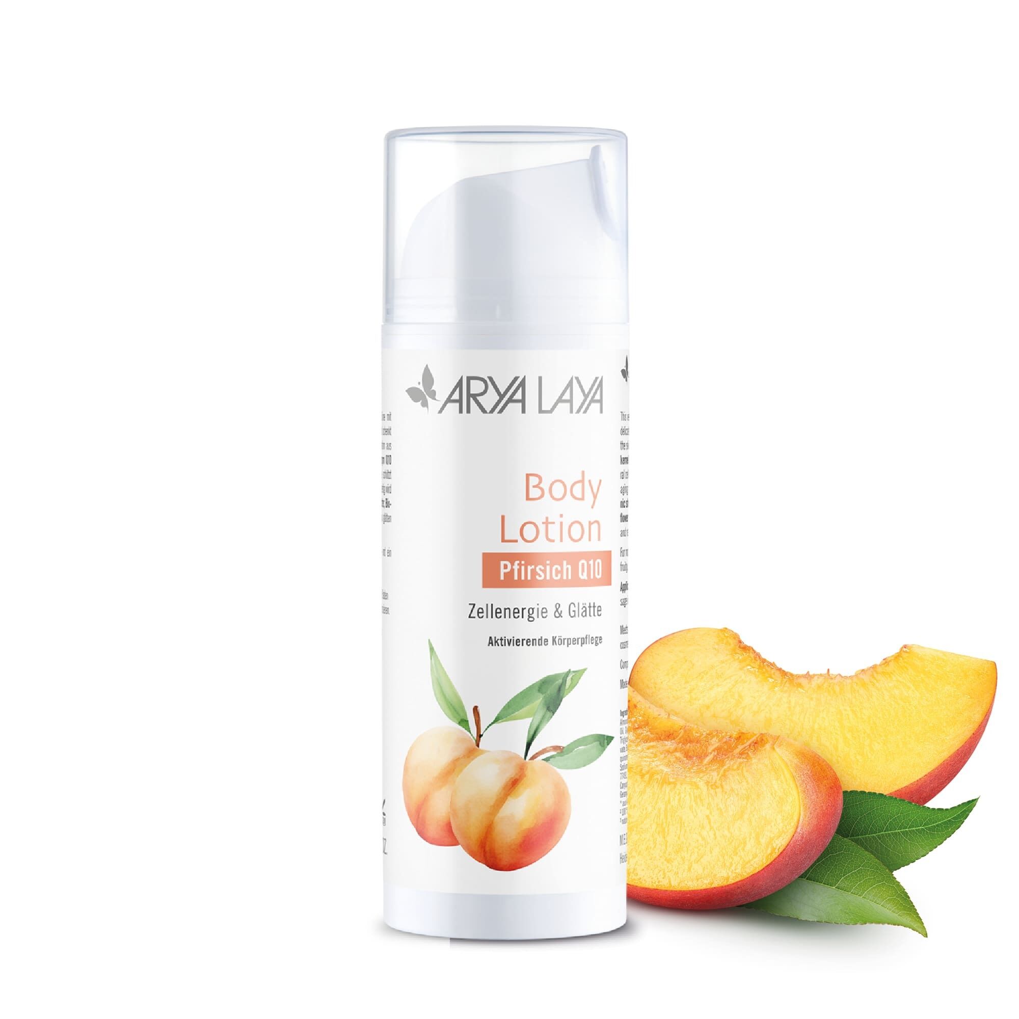 Body Lotion Pfirsich Q10 (Airless-Spender, 150 ml)