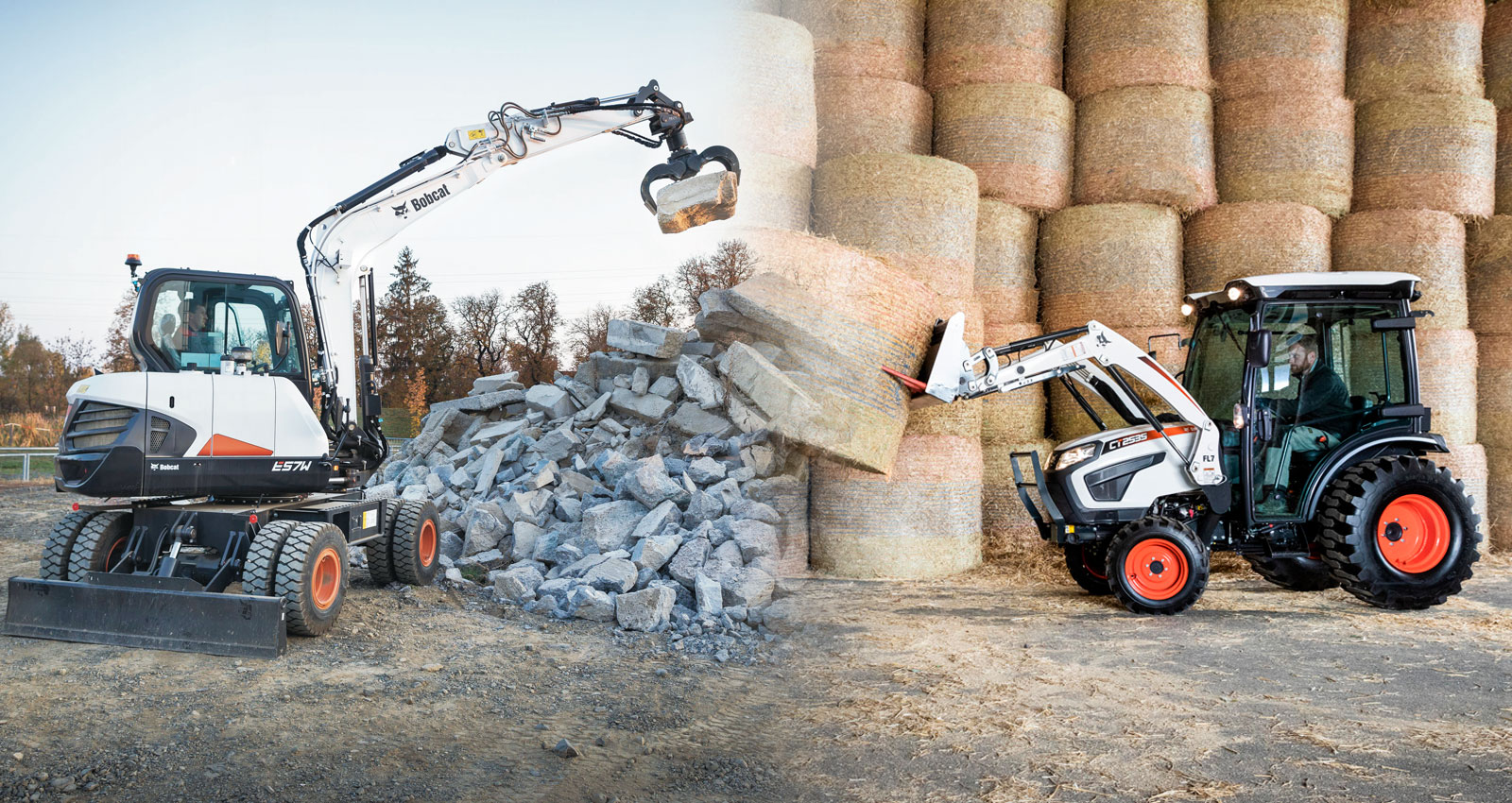 Bobcat Baumaschinen für Bau und Landwirtschaft