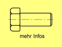 Modellschraube 0,6 mm / Kopfhöhe 0,3 mm