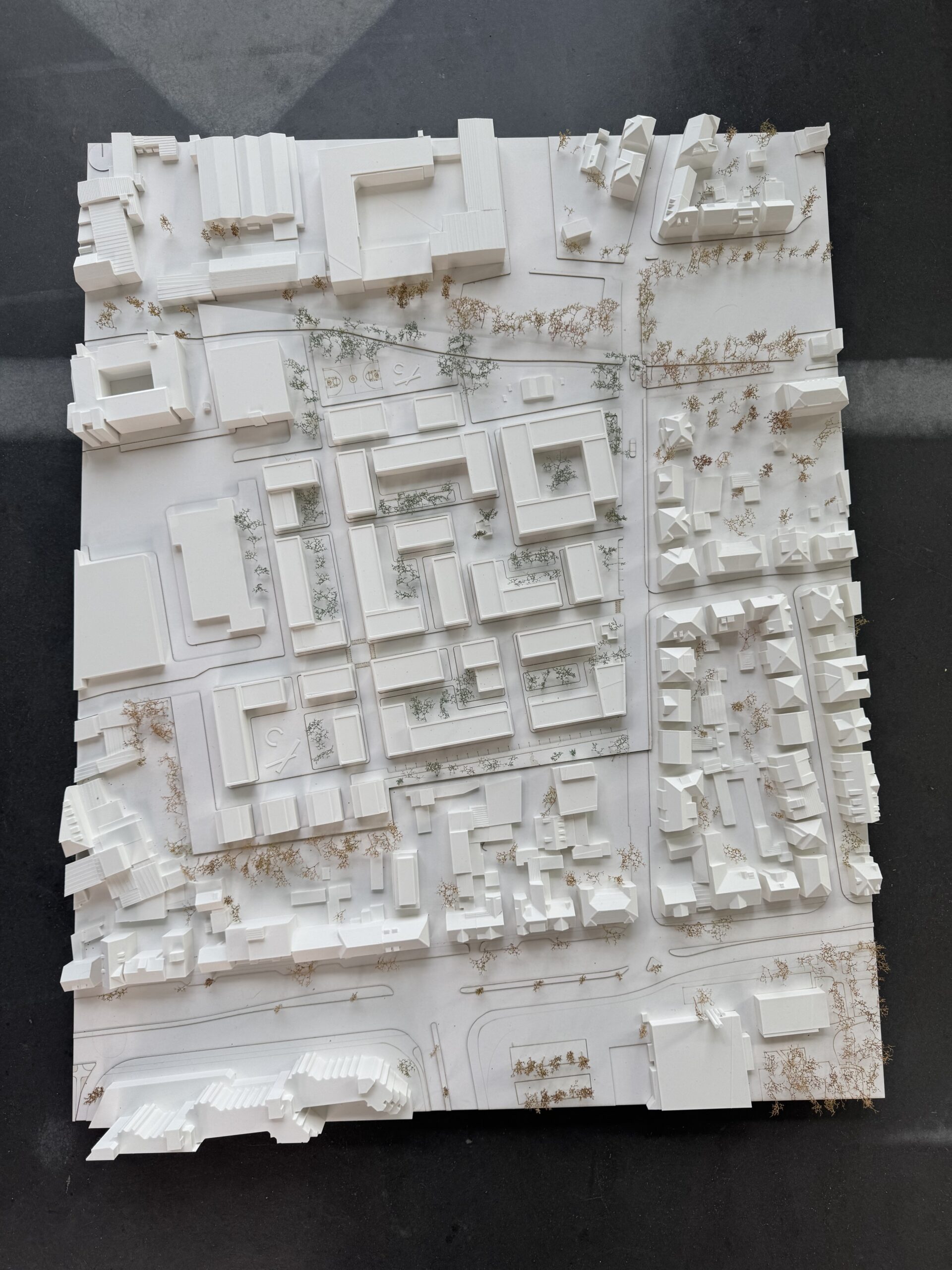 Stadtmodell Braunschweig in Draufsicht