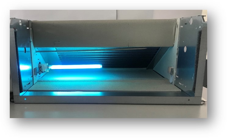 Fan Coil Unit mit UV-C-Desinfektion